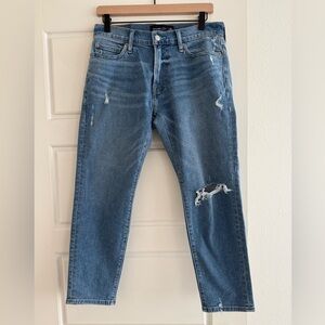 Abercrombie & Fitch Skinny Crop Stretch Medium Wash Jeans Size 30